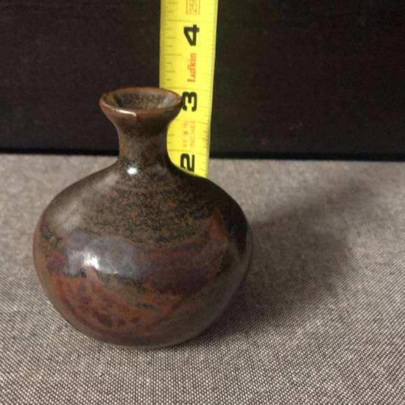 Vintage signed Murdock mini pottery vase - Picture 4 of 6